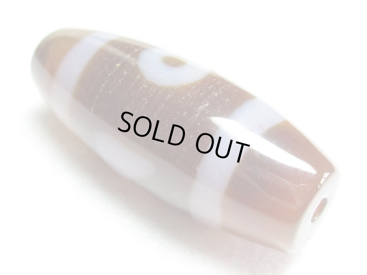 画像4: 三色天珠・閃電五眼天珠 37mm (4)