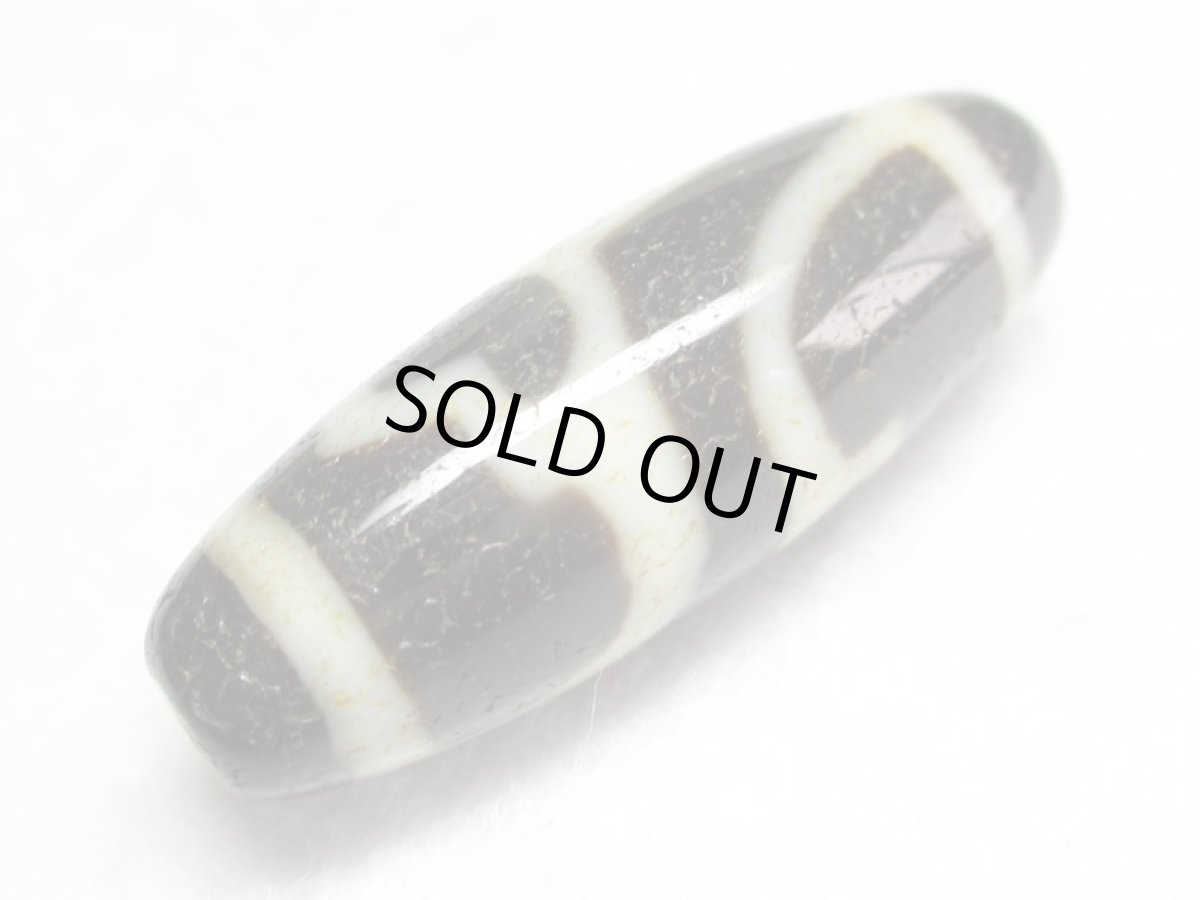 画像3: 至純風化紋・水蓮花天珠 30mm (3)