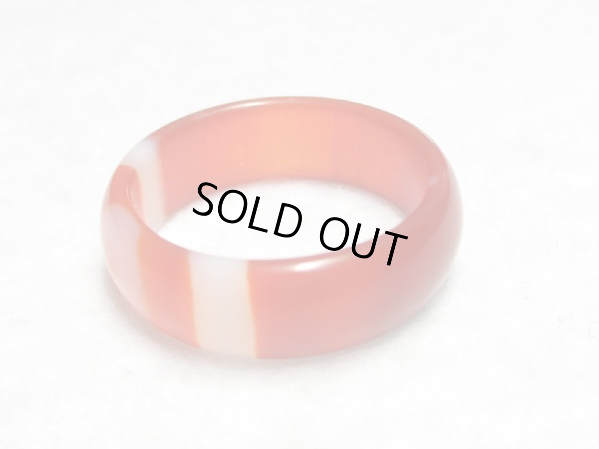 画像3: 老鉱朱砂紅天珠・一眼天珠指輪 リング 19mm (3)