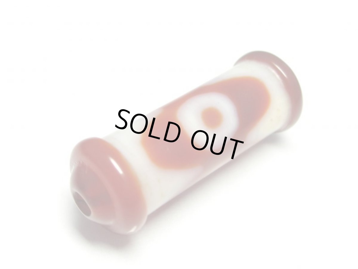 画像3: 老鉱朱砂紅・三眼天珠 28mm (3)