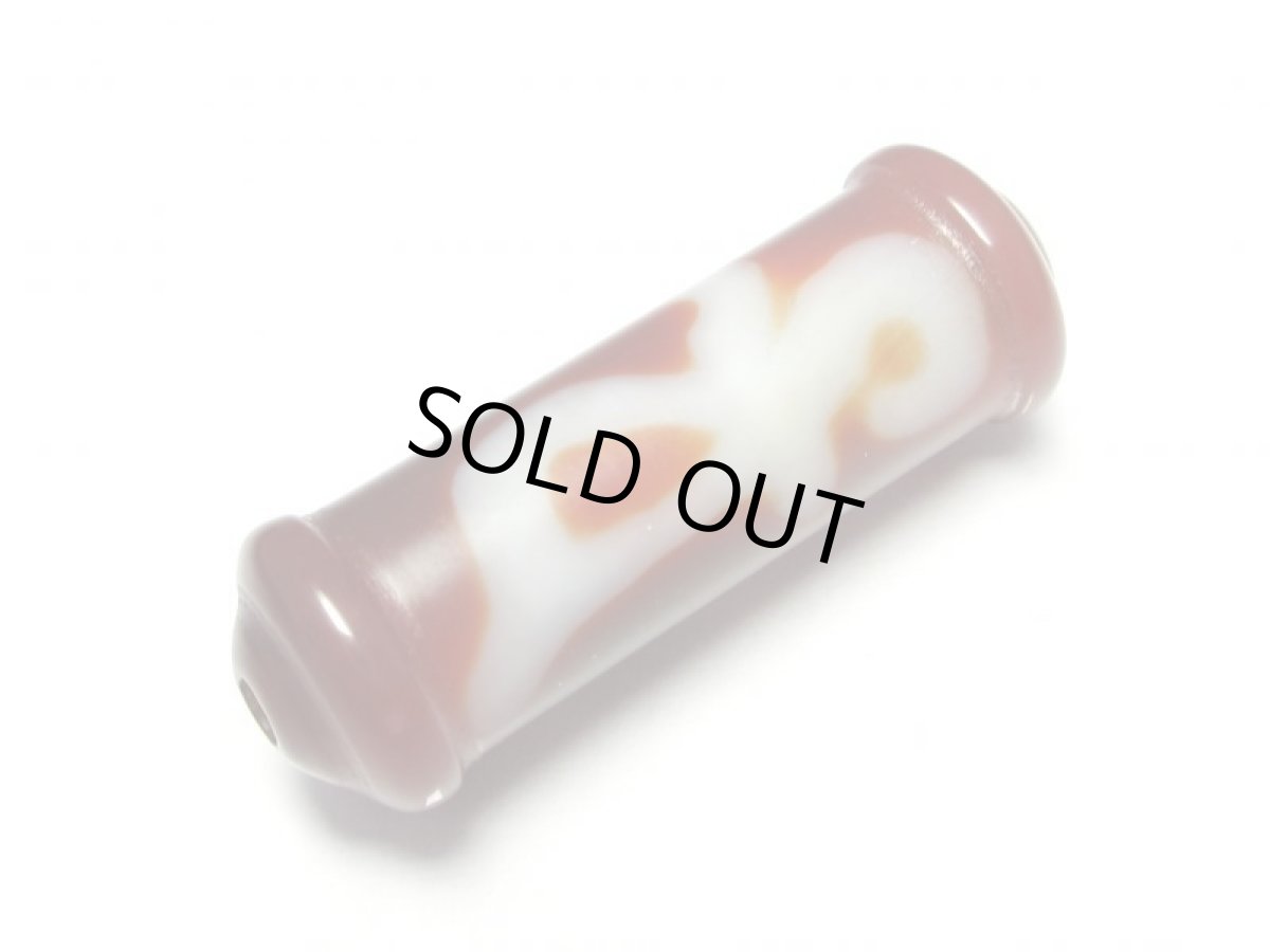 画像1: 老鉱朱砂紅・三眼財宝天王天珠 28mm (1)