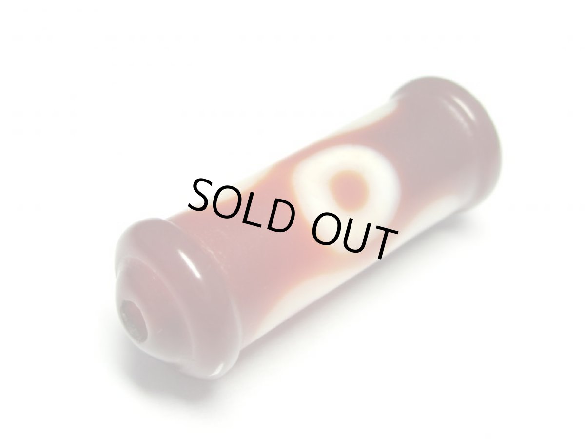 画像3: 老鉱朱砂紅・二眼大鵬鳥天珠 28mm (3)