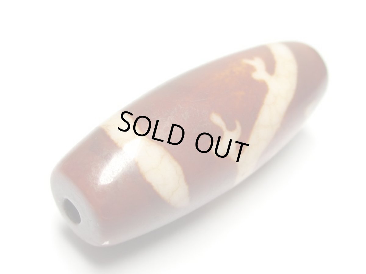 画像3: 赤龍紋・観音乗龍天珠 35mm (3)