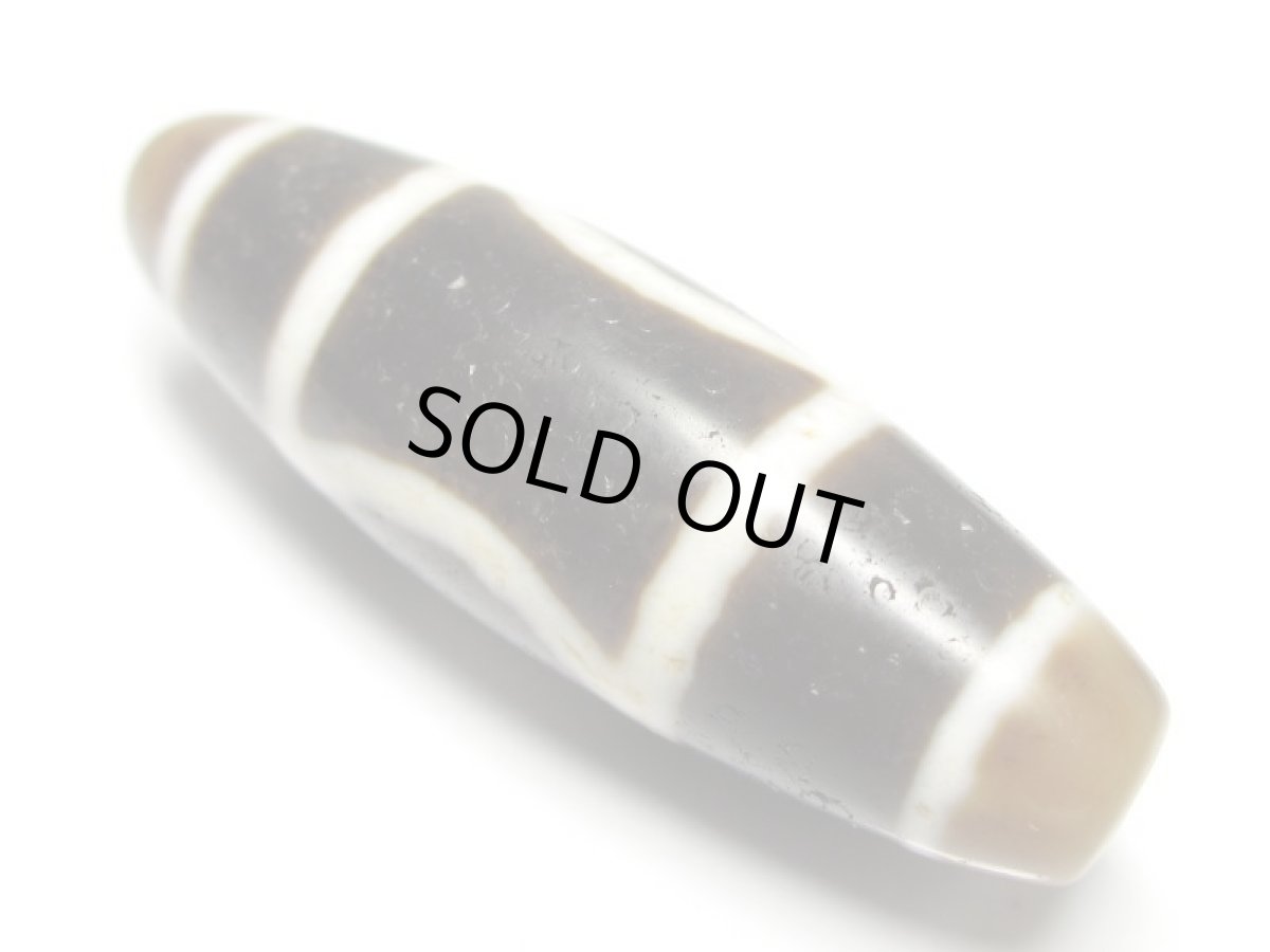 画像2: 風化龍鱗・天地天珠 38mm (2)