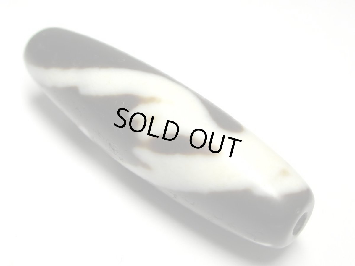 画像2: 風化龍鱗・鳳凰天珠 42mm (2)