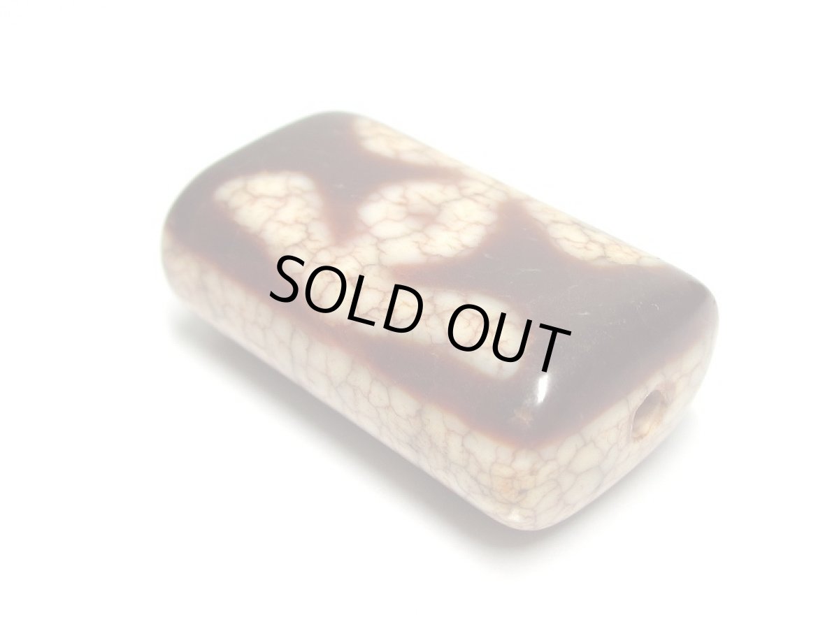 画像4: 老鉱朱砂紅・吉祥観音貴人天珠 (4)