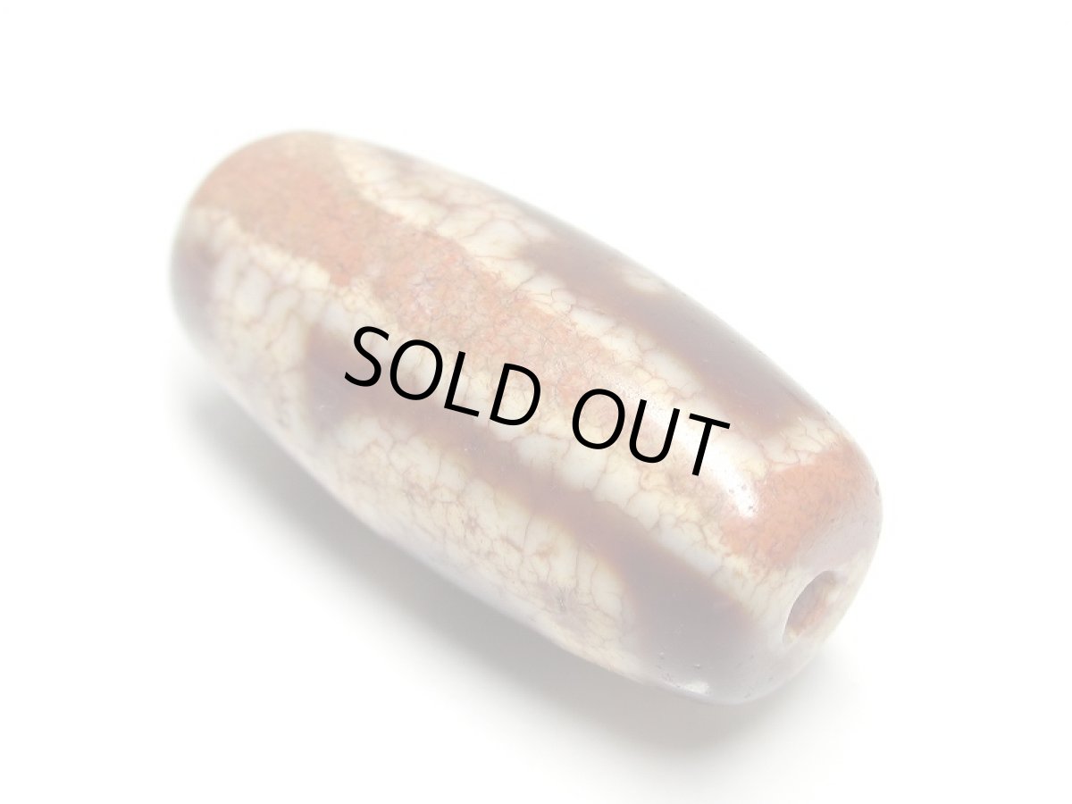 画像4: 老鉱朱砂紅・吉祥観音財神天珠 (4)