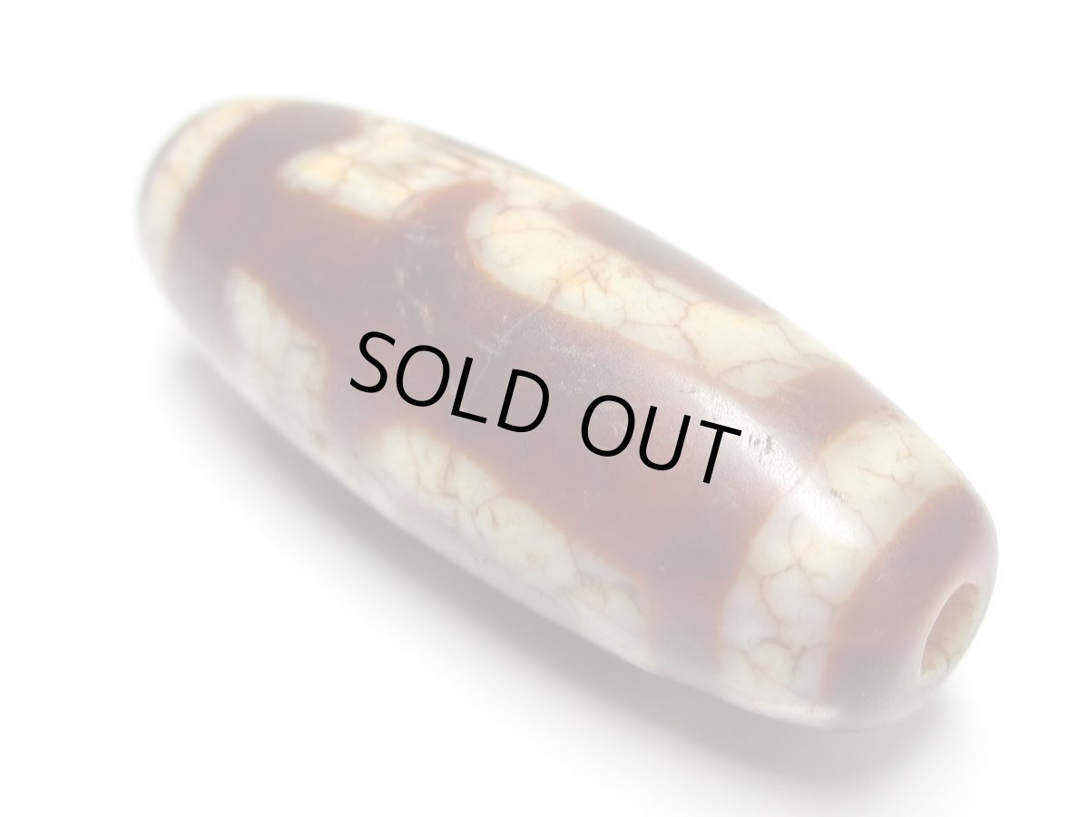 画像4: 老鉱朱砂紅・財神天珠 (4)