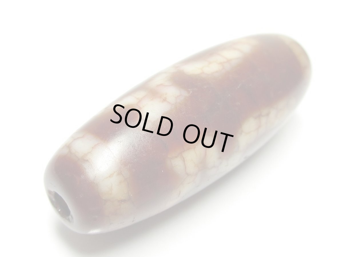 画像3: 老鉱朱砂紅・財神天珠 (3)