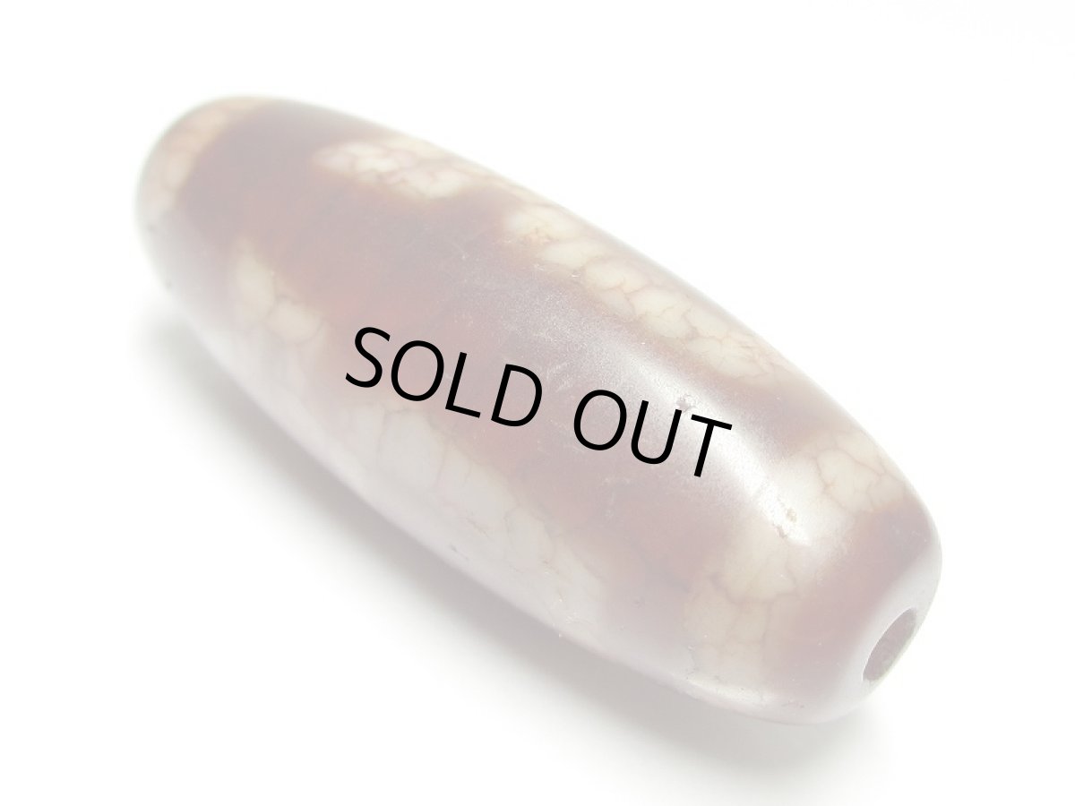 画像4: 老鉱朱砂紅・財神天珠 (4)