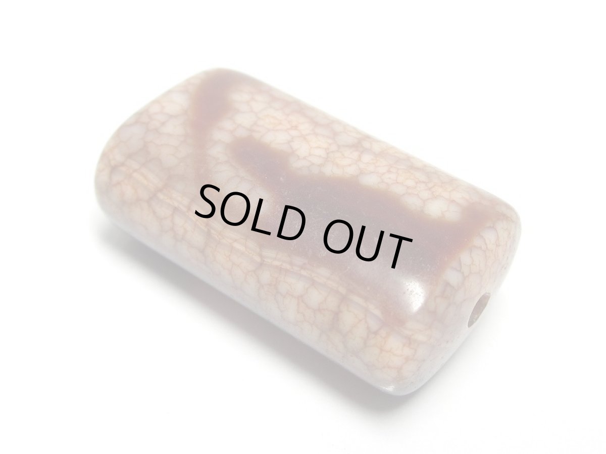 画像2: 老鉱朱砂紅・吉祥観音宝瓶天珠   (2)