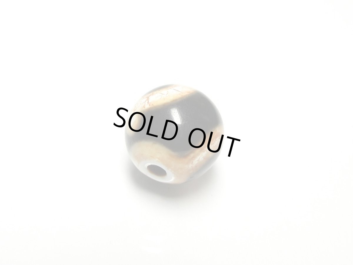 画像3: 老鉱天珠・如意樹（緑度母）天珠 10mm (3)