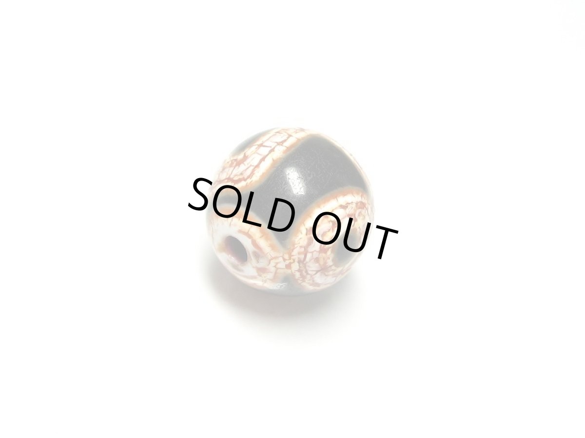 画像3: 老鉱天珠・一眼山形天珠 10mm (3)