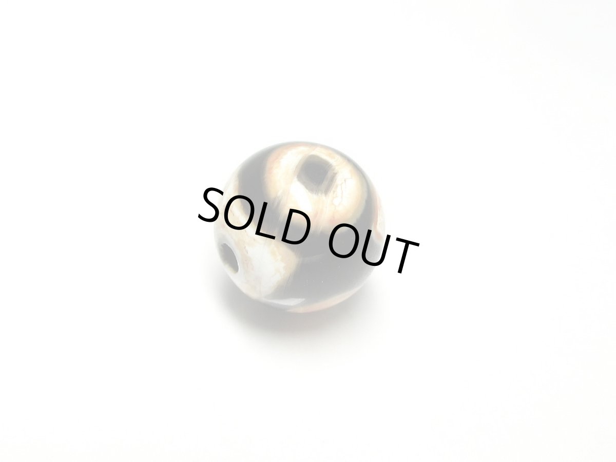 画像3: 老鉱天珠・三眼天珠 10mm (3)