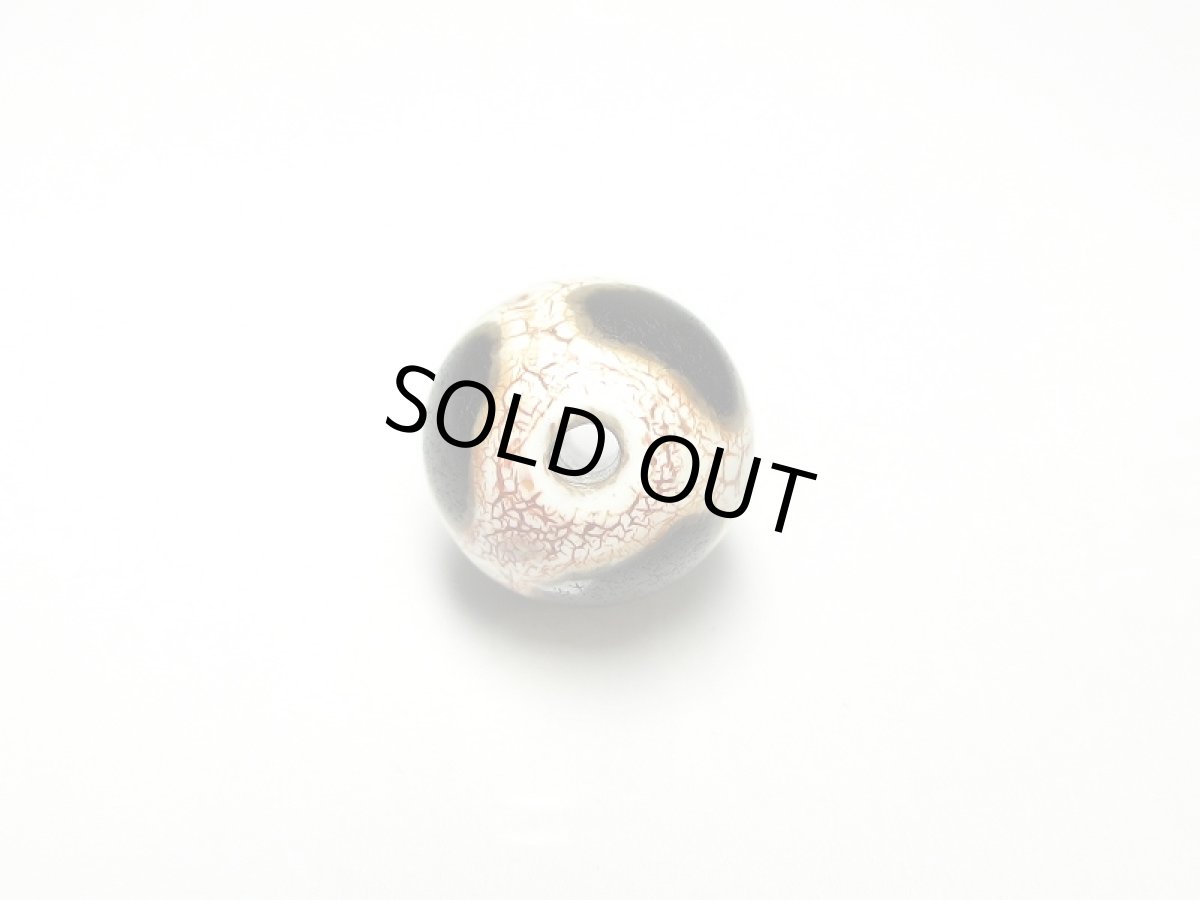 画像4: 老鉱天珠・亀甲長壽天珠 10mm (4)