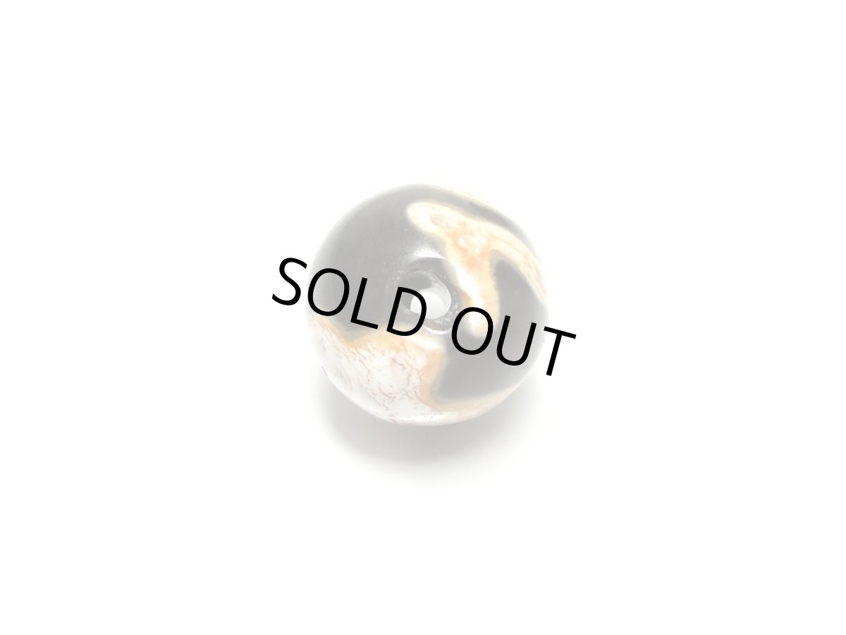 画像4: 老鉱天珠・如意樹（緑度母）天珠 10mm (4)