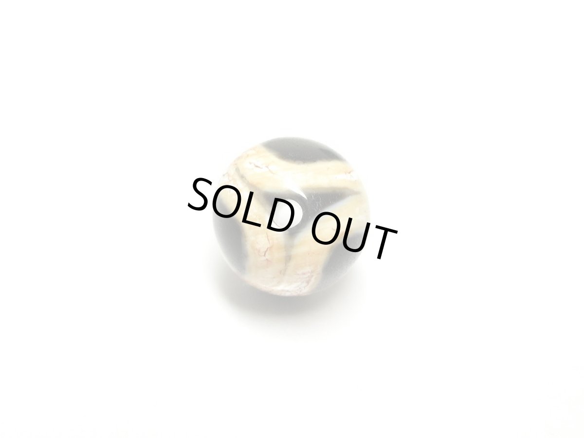 画像3: 老鉱天珠・六弁蓮花天珠 10mm (3)