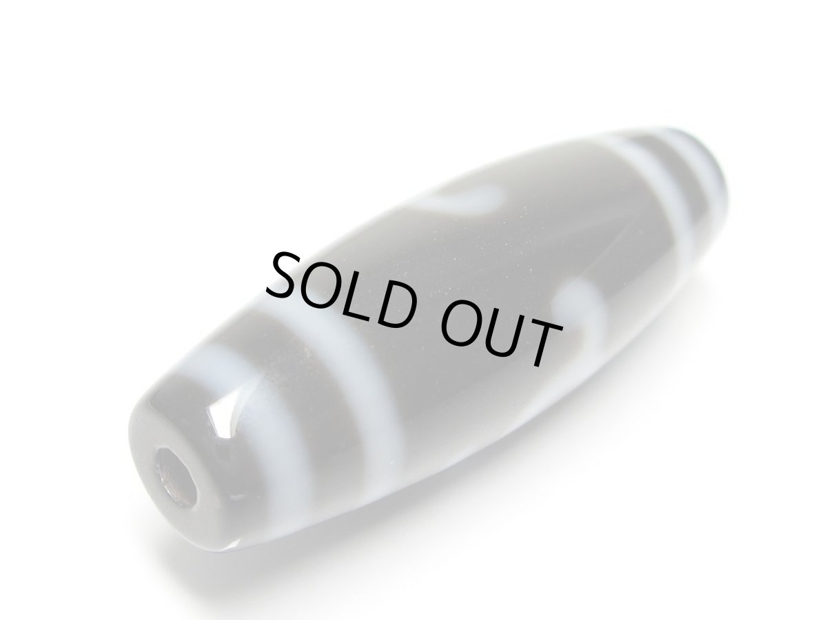 画像3: 黒地至純・如意樹(緑度母)天珠 38mm  (3)