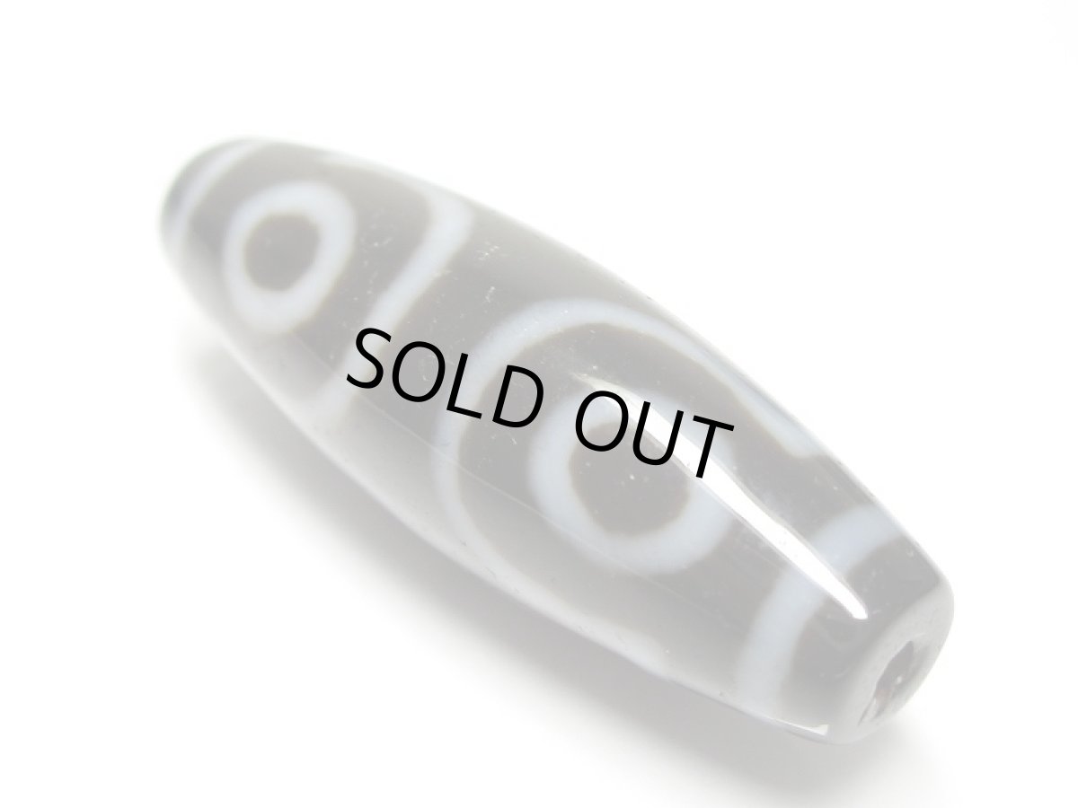 画像2: 黒地至純・七眼天珠 38mm  (2)