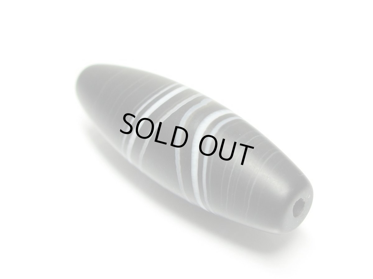 画像2: 天然線天珠 30mm (2)