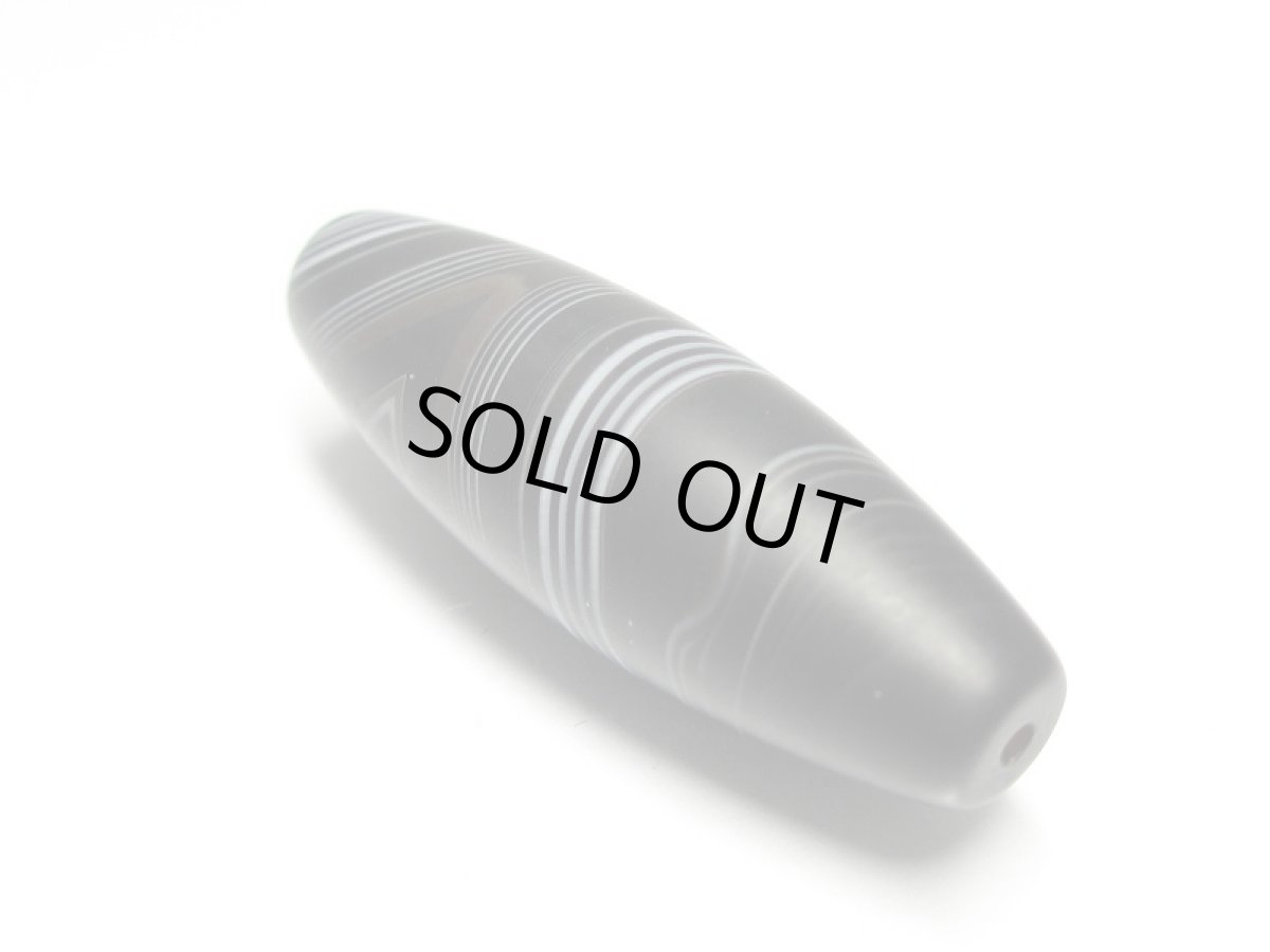 画像2: 天然線天珠 30mm (2)