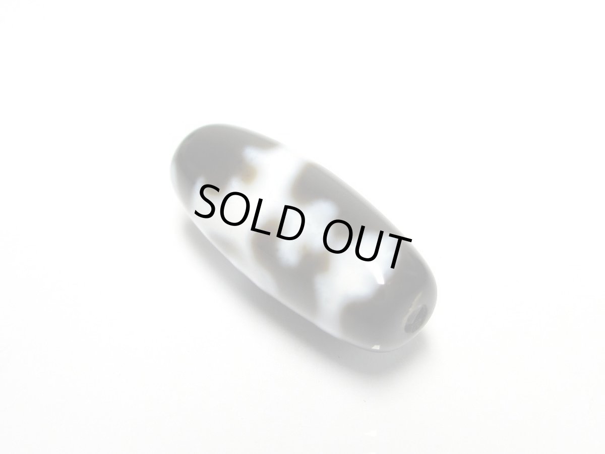 画像2: 黒地至純・龍神天珠 19mm (2)