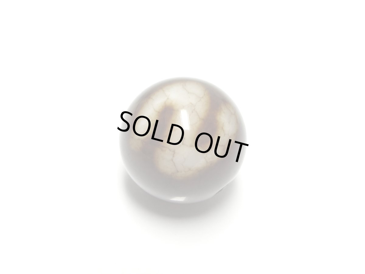 画像2: 火供天珠・金銭鉤天珠 14mm (2)