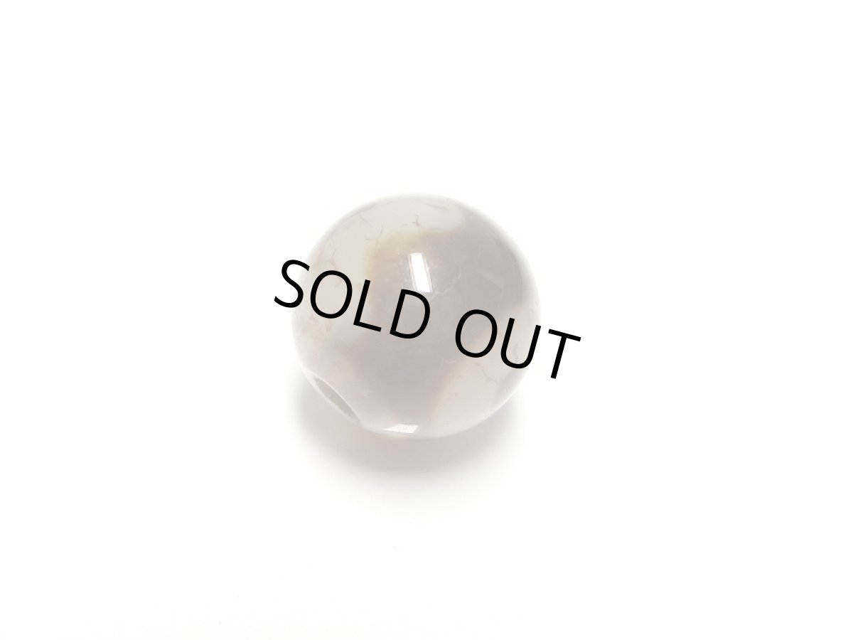 画像3: 紅鱗紋丸型天珠・天地天珠 10mm (3)