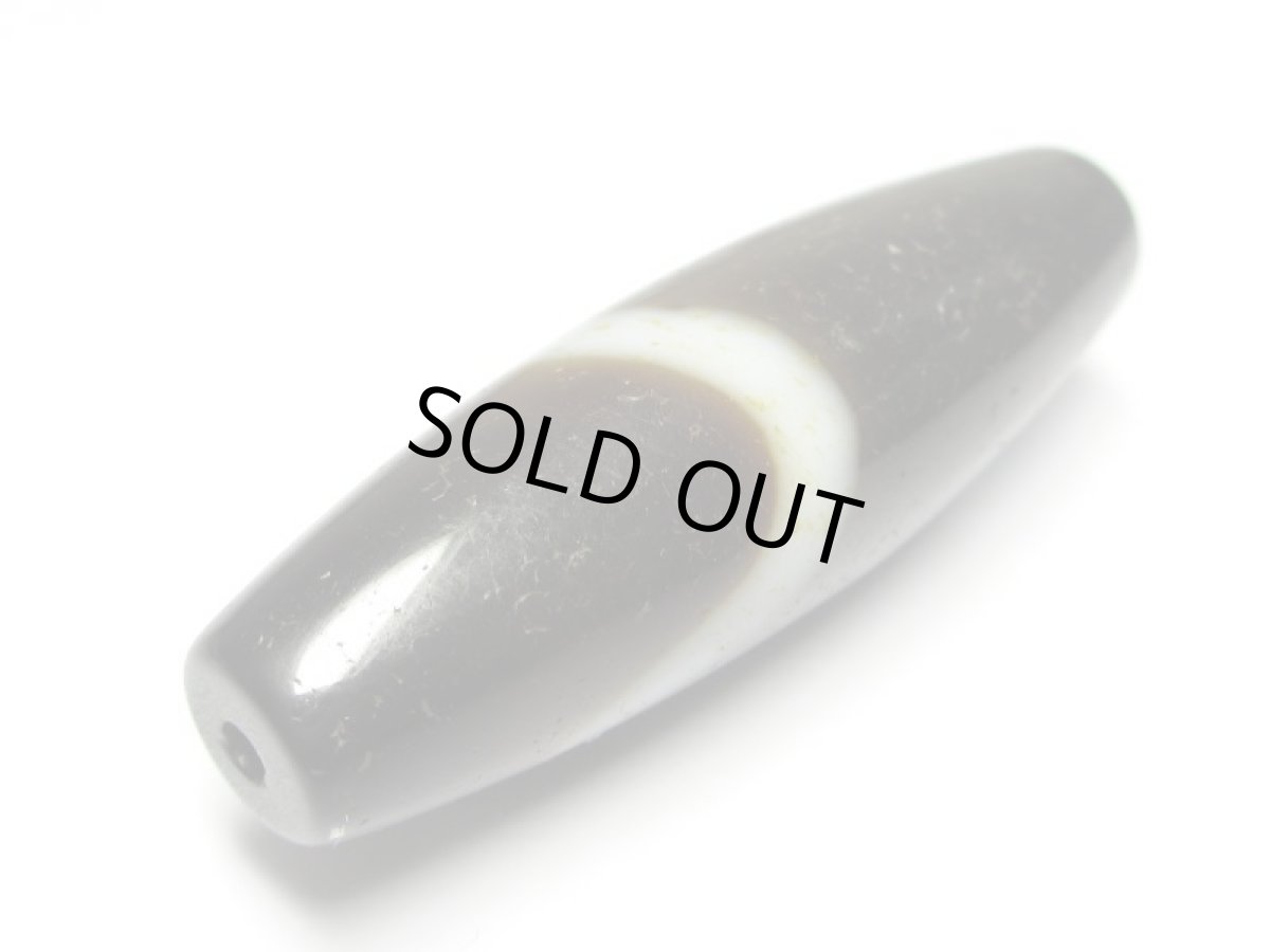 画像3: 至純風化紋・白蛇天珠 40mm (3)