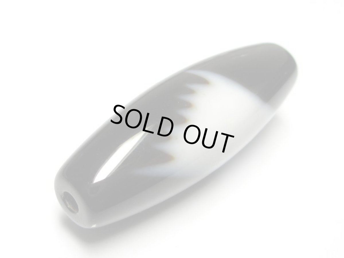 画像3: 黒地至純・鷹神天珠 38mm (3)