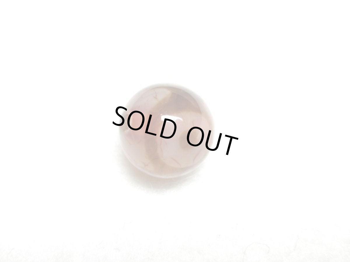 画像2: 紅鱗紋丸型天珠・三眼天珠 10mm (2)