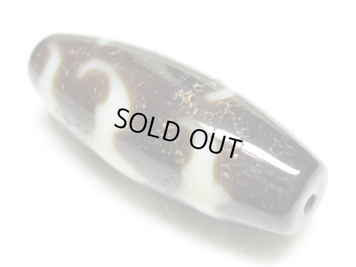 画像4: 至純風化紋・福寿天珠 38mm (4)