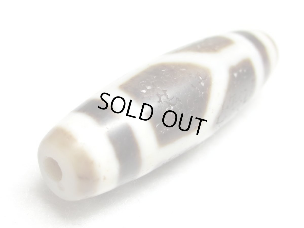 画像3: 風化龍鱗・亀甲長壽天珠 39mm (3)