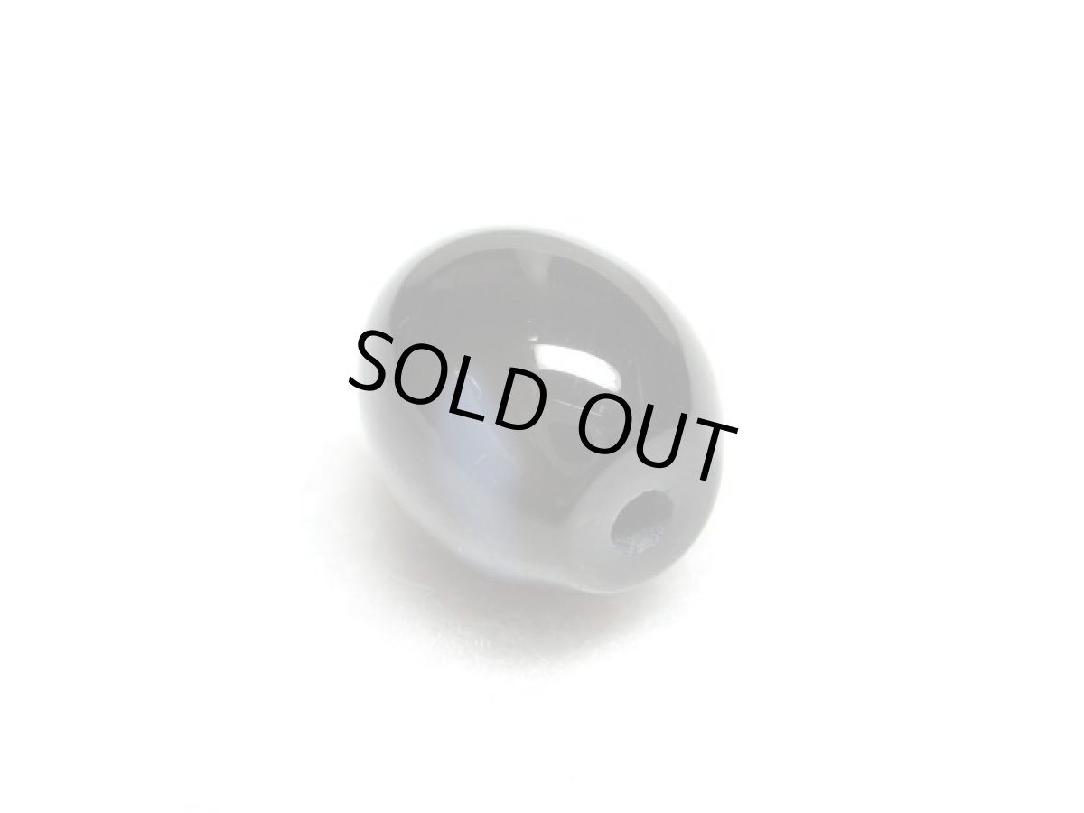 画像4: 黒地至純・白蛇天珠 12mm (4)