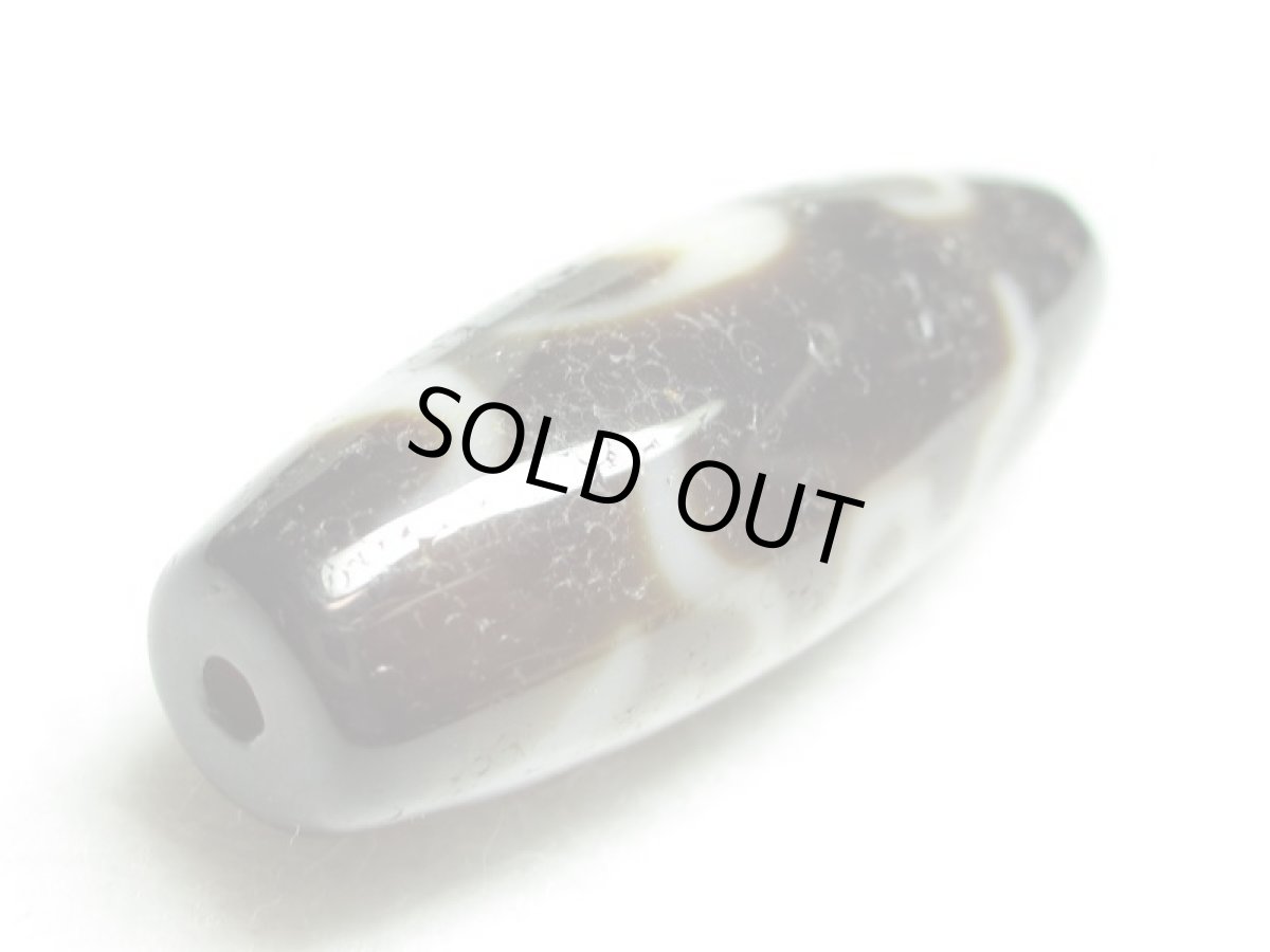 画像3: 至純風化紋・福寿天珠 38mm (3)