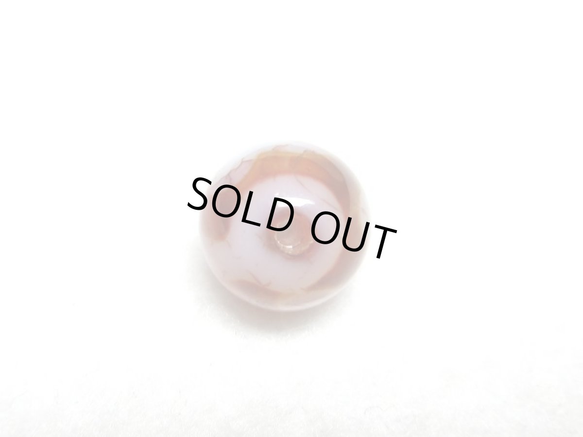 画像3: 紅鱗紋丸型天珠・如意樹天珠（緑度母） 10mm  (3)