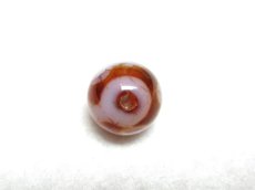 画像3: 紅鱗紋丸型天珠・如意樹天珠（緑度母） 10mm  (3)