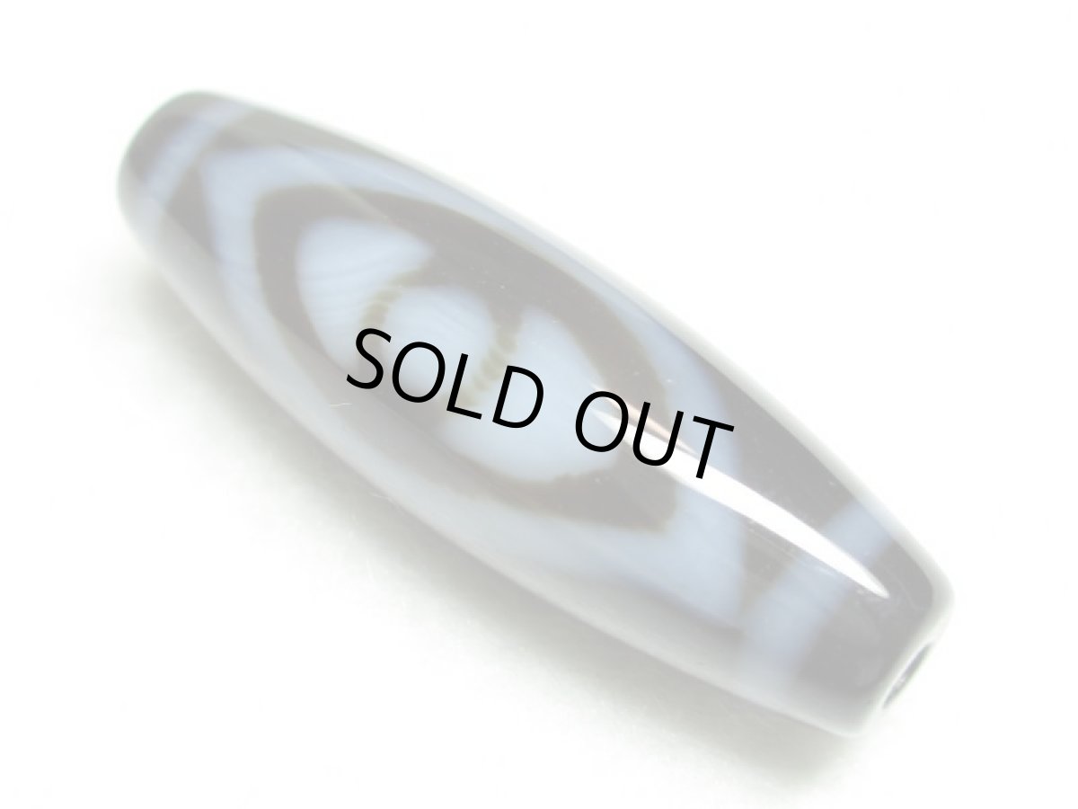 画像2: 黒地至純・仏眼天珠 38mm (2)