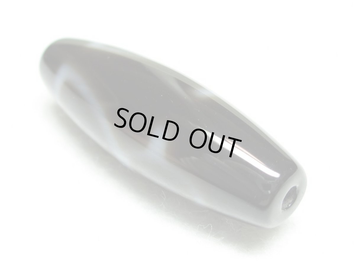 画像4: 黒地至純・財神天珠 38mm  (4)