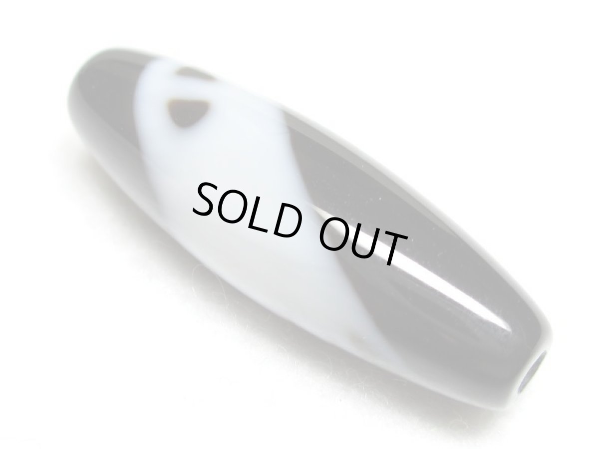 画像2: 黒地至純・鷹神天珠 38m  (2)