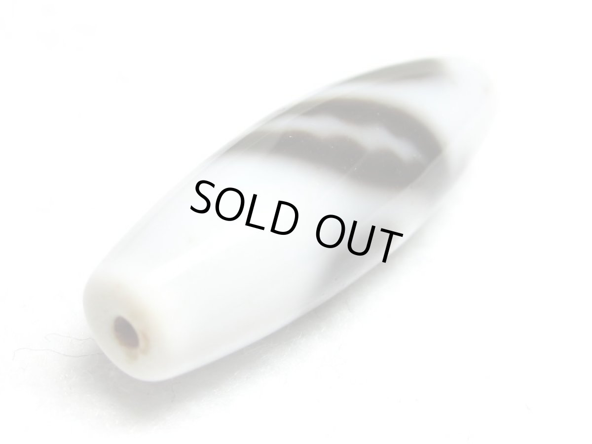 画像3: 白地至純・ 白蛇天珠 38mm (3)