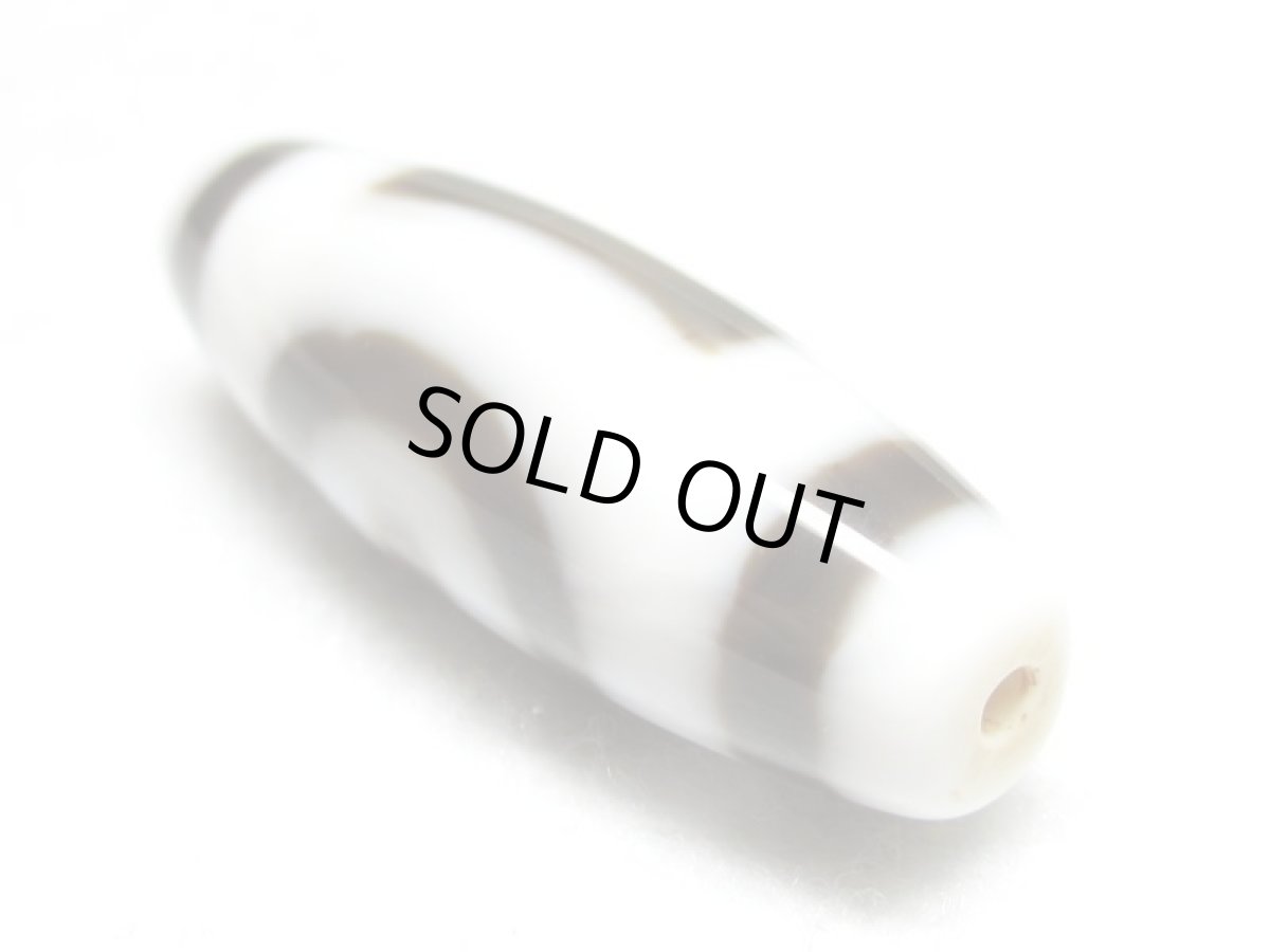 画像4: 白地至純・ 天地星辰天珠 38mm (4)