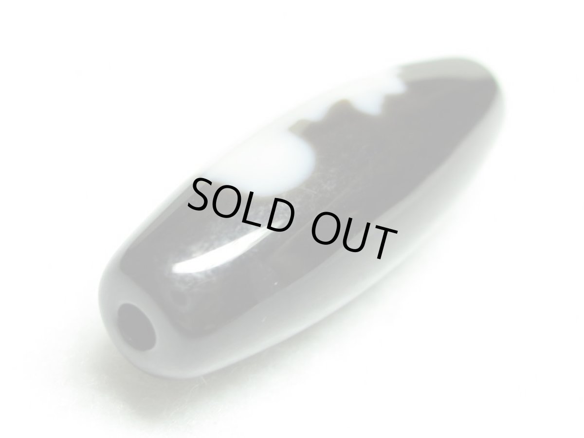 画像3: 黒地至純・大黒天天珠  38mm (3)