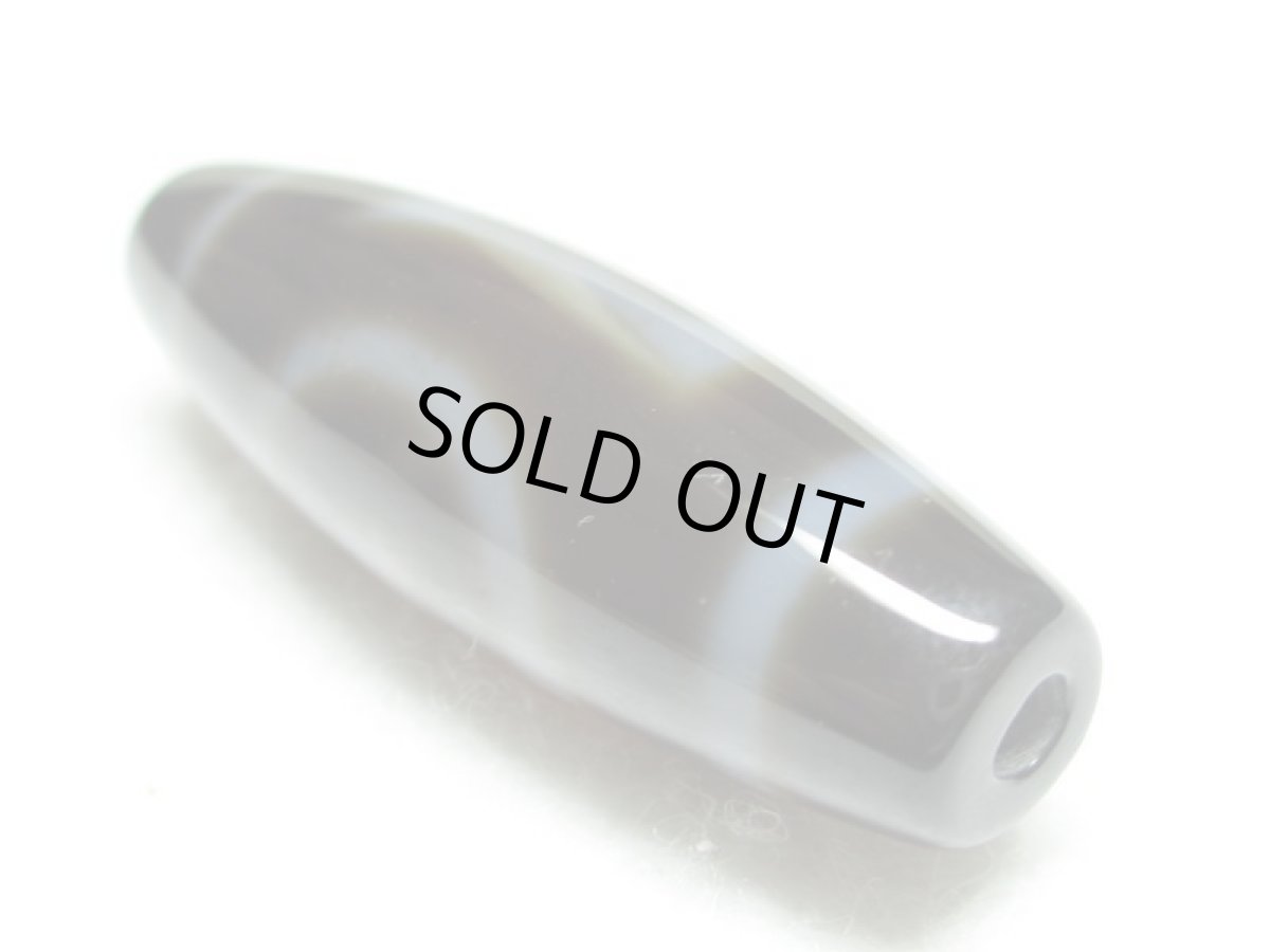 画像4: 黒地至純・天地星辰天珠  38mm (4)