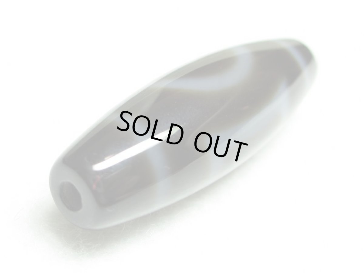 画像3: 黒地至純・天地星辰天珠  38mm (3)