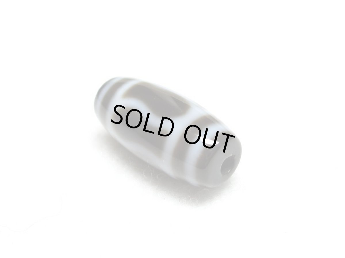 画像4: 黒地至純・金剛杵天珠 20mm  (4)