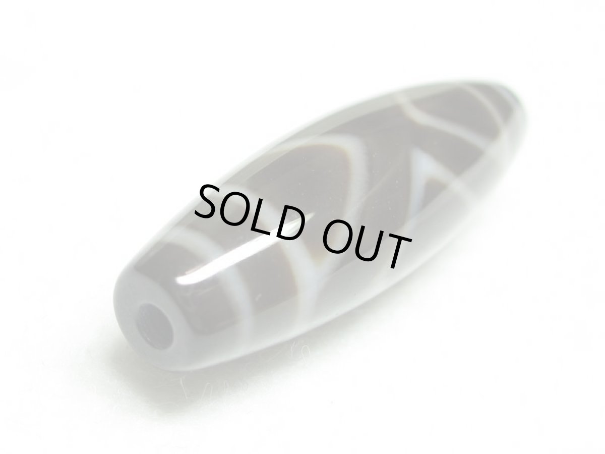 画像3: 黒地至純・増益星辰天珠  38mm  (3)