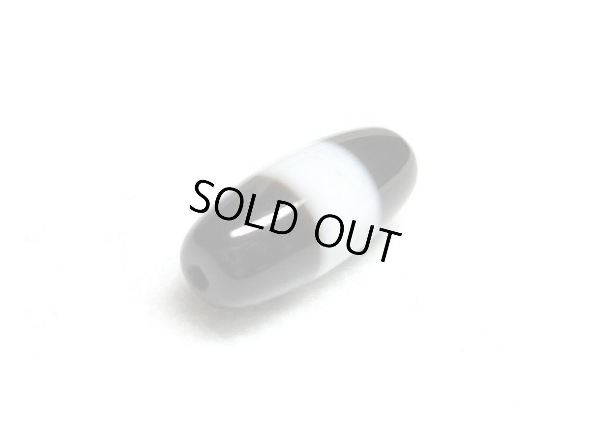 画像3: 黒地至純・線天珠 19mm (3)