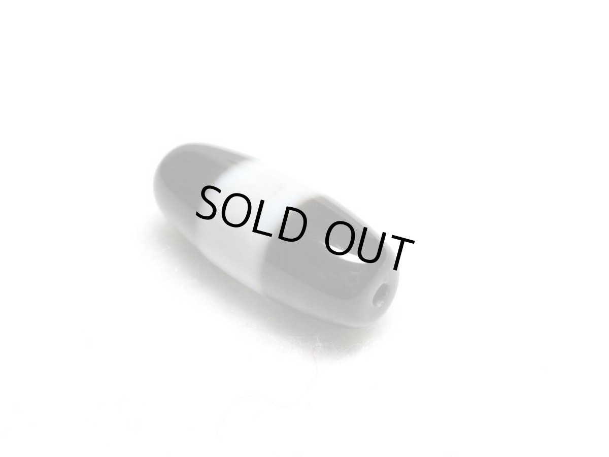 画像4: 黒地至純・線天珠 19mm (4)