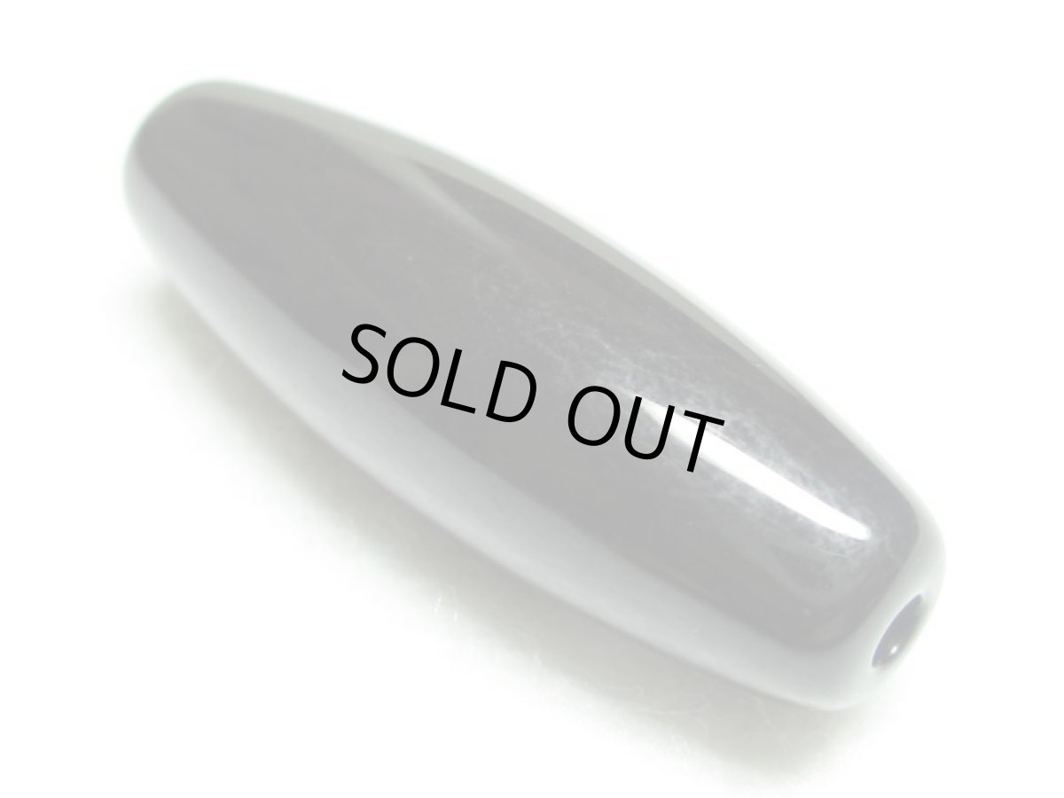 画像2: 黒地至純・大黒天天珠  38mm (2)